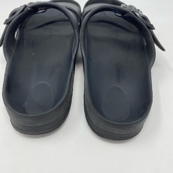 Women’s Black Double Strap Sandals Size 8 - Picture 4 of 14